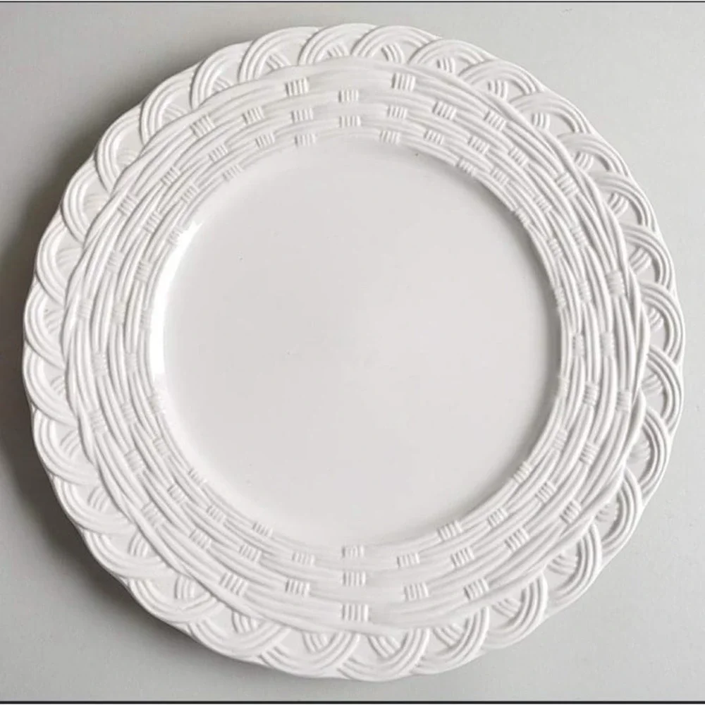 Mikasa Flower Basket White 12